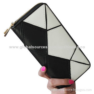 2014 New Style High-quality PU Leather Fashionable Women's Wallet, OEM/ODM Orders WelcomedNew